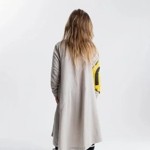 nununu way 360 dress girl's dress road signs printed 100% cotton - Picture 10 of 10